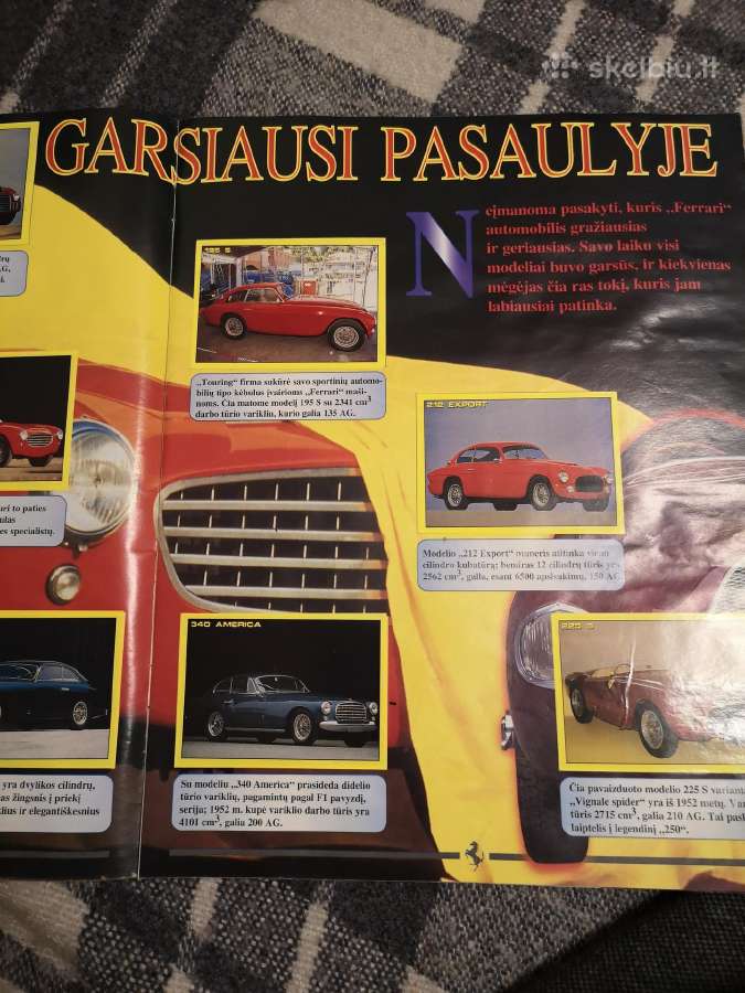 Ferrari lipduku albumas. - nuotraukos Nr. 9