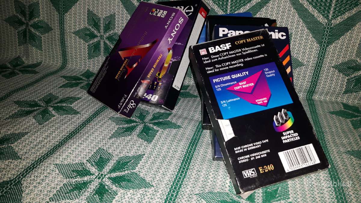 Kasetės Vhs videomagnetofonui - nuotraukos Nr. 2