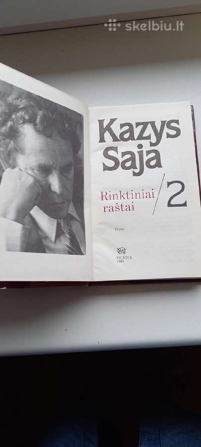 Knygos Kazys Saja Rinktiniai raštai. - nuotraukos Nr. 4