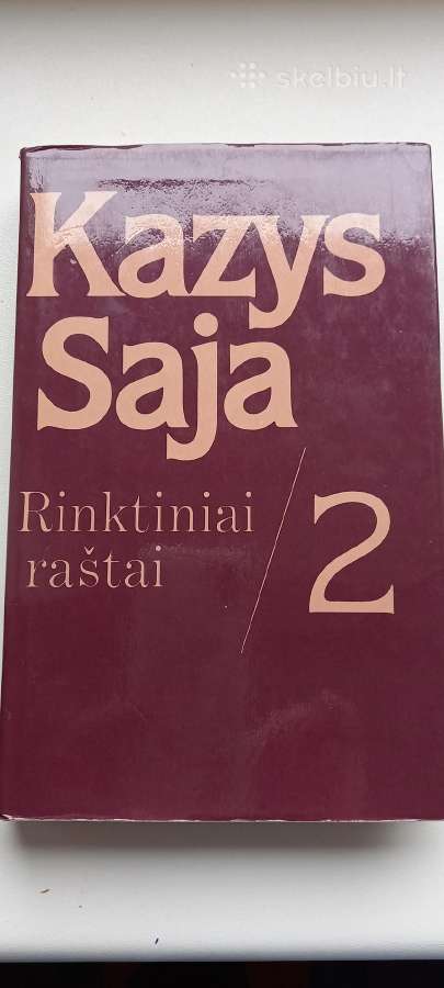 Knygos Kazys Saja Rinktiniai raštai. - nuotraukos Nr. 3