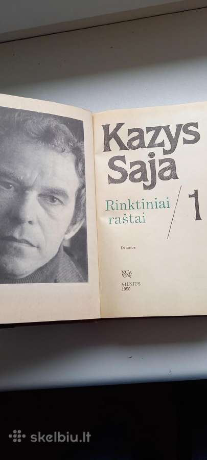 Knygos Kazys Saja Rinktiniai raštai. - nuotraukos Nr. 2