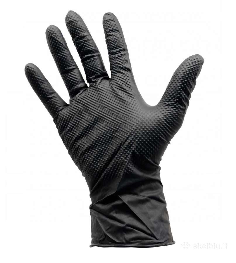 Nitrilinės pirštinės Ideall Grip+ L, XL, XXL - nuotraukos Nr. 4