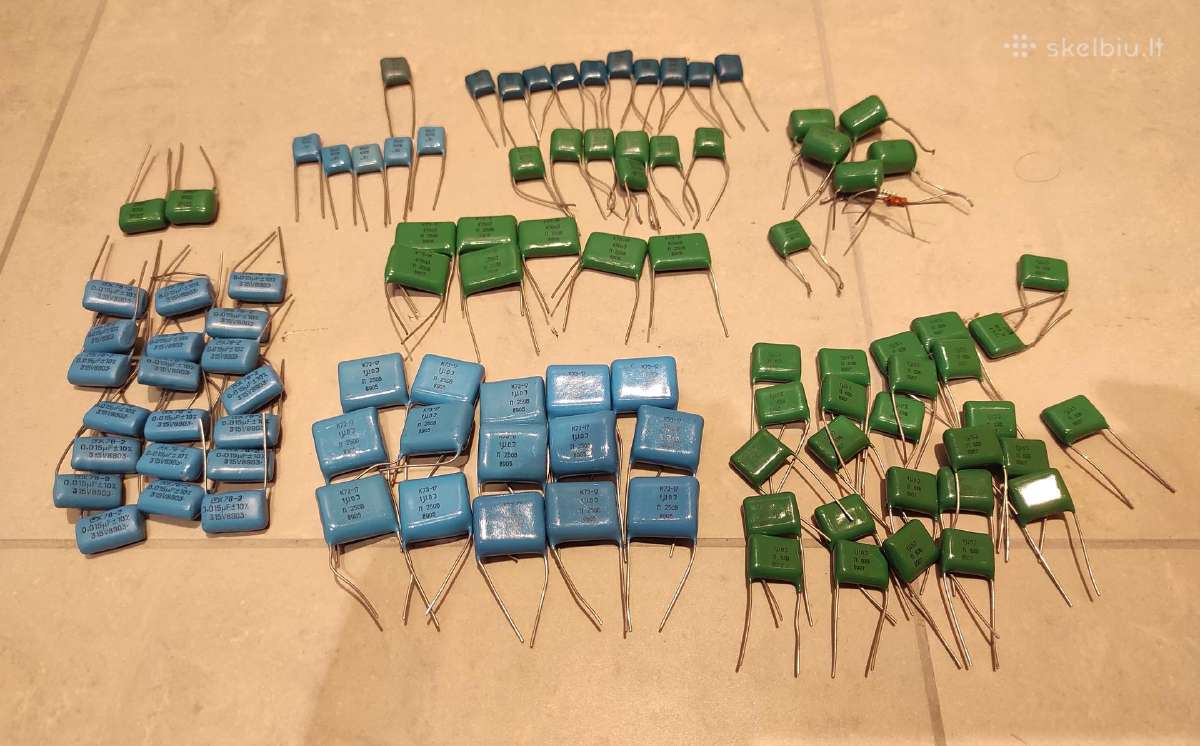 Kondensatoriai K50-12 K50-16 K50-35 K73-17 K78-2