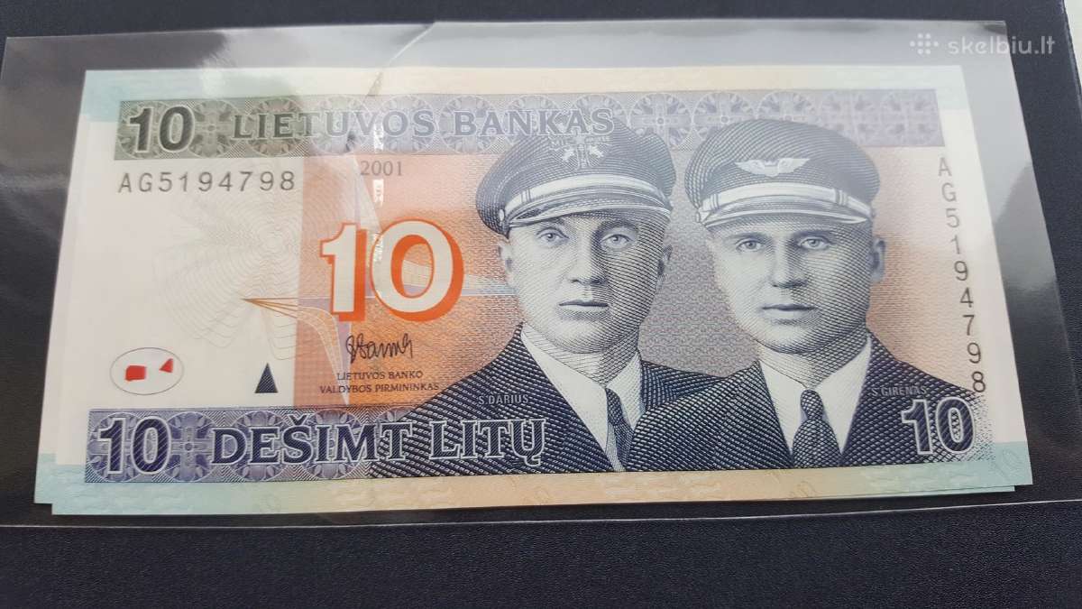 Litų banknotai (nauji) - nuotraukos Nr. 14