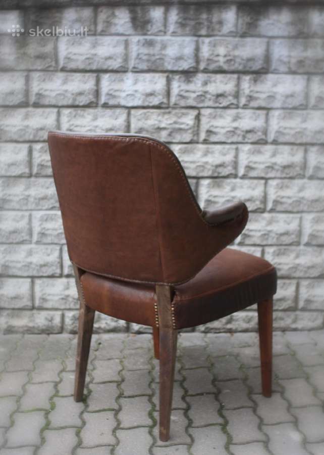Mid century modern kreslas kede 1960m. Restauruot - nuotraukos Nr. 8