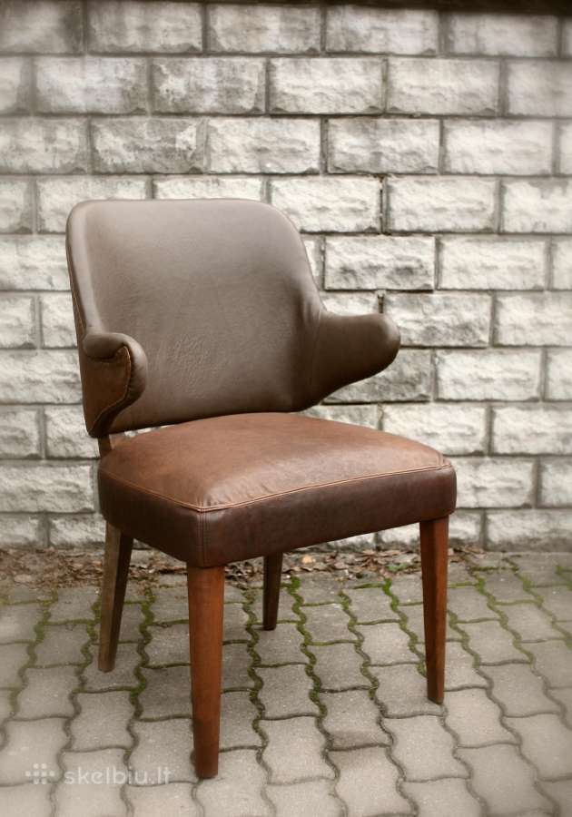 Mid century modern kreslas kede 1960m. Restauruot