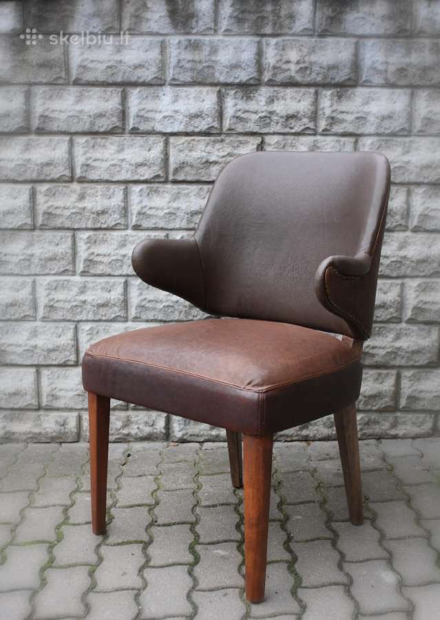 Mid century modern kreslas kede 1960m. Restauruot - nuotraukos Nr. 10