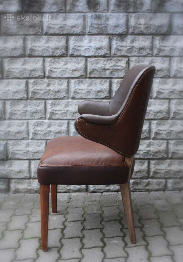 Mid century modern kreslas kede 1960m. Restauruot - nuotraukos Nr. 11