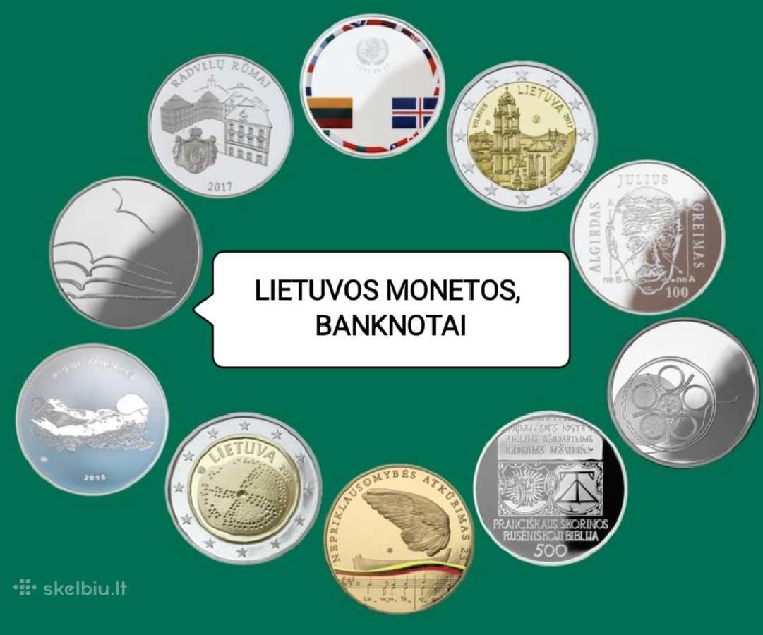 Lietuviškos Monetos, Banknotai, Yra Pasirinkimas