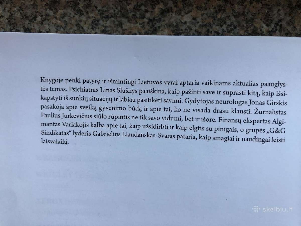 Knyga berniukui ,Būk vyras, - nuotraukos Nr. 3