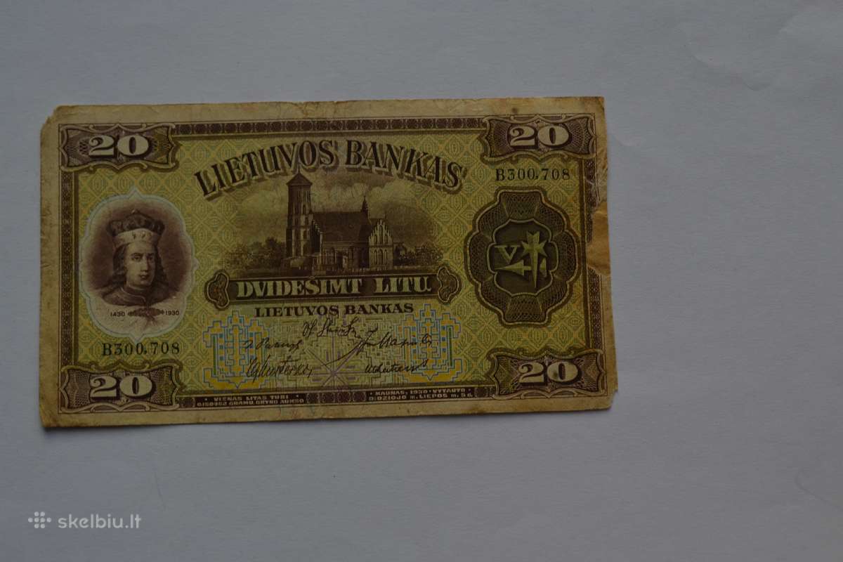 20 litu 1930 m.