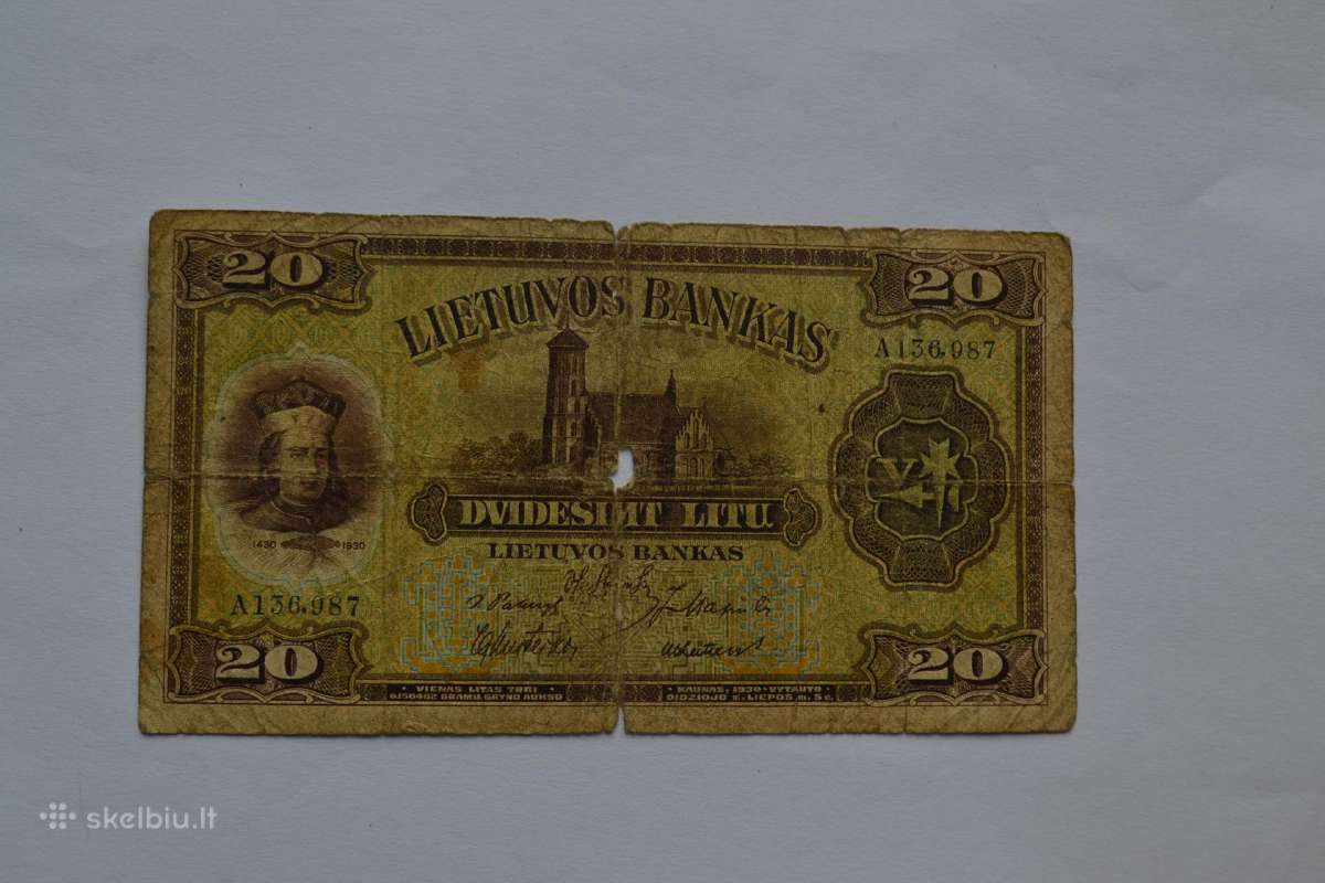 20 litu 1930 m.