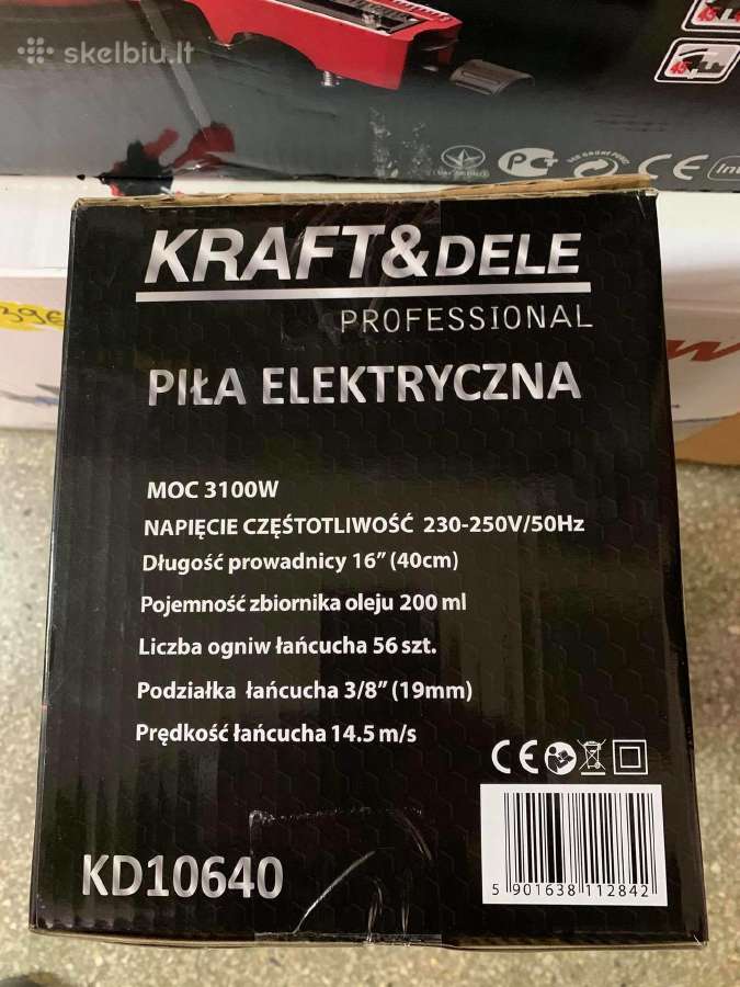 Elektrinis grandininis pjūklas - nuotraukos Nr. 8