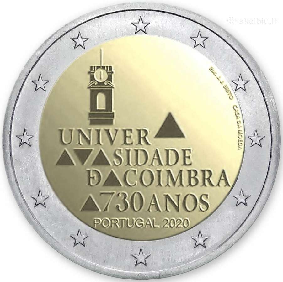 Portugalijos proginės euro monetos - nuotraukos Nr. 12