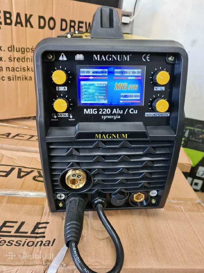 Visiem Metalam Magnum Mig/ 220 Alu/cu Synergia LCD