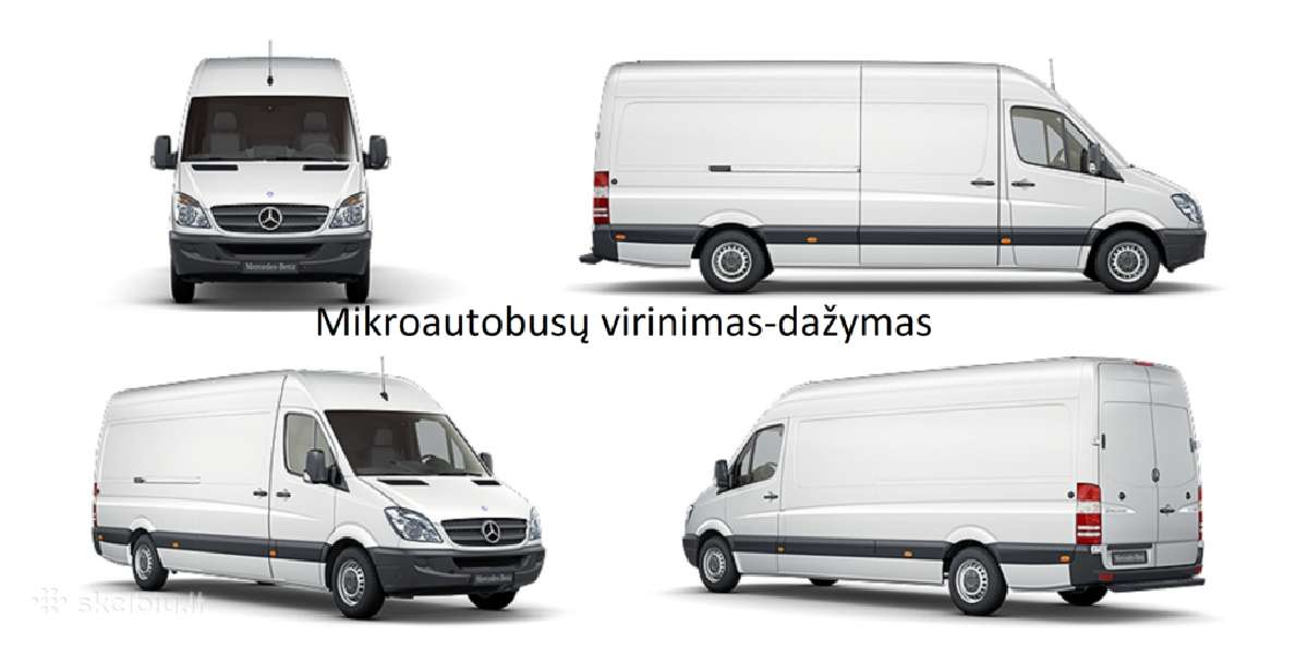 Mikroautobusų dažymas.virinimas.lyginimas.