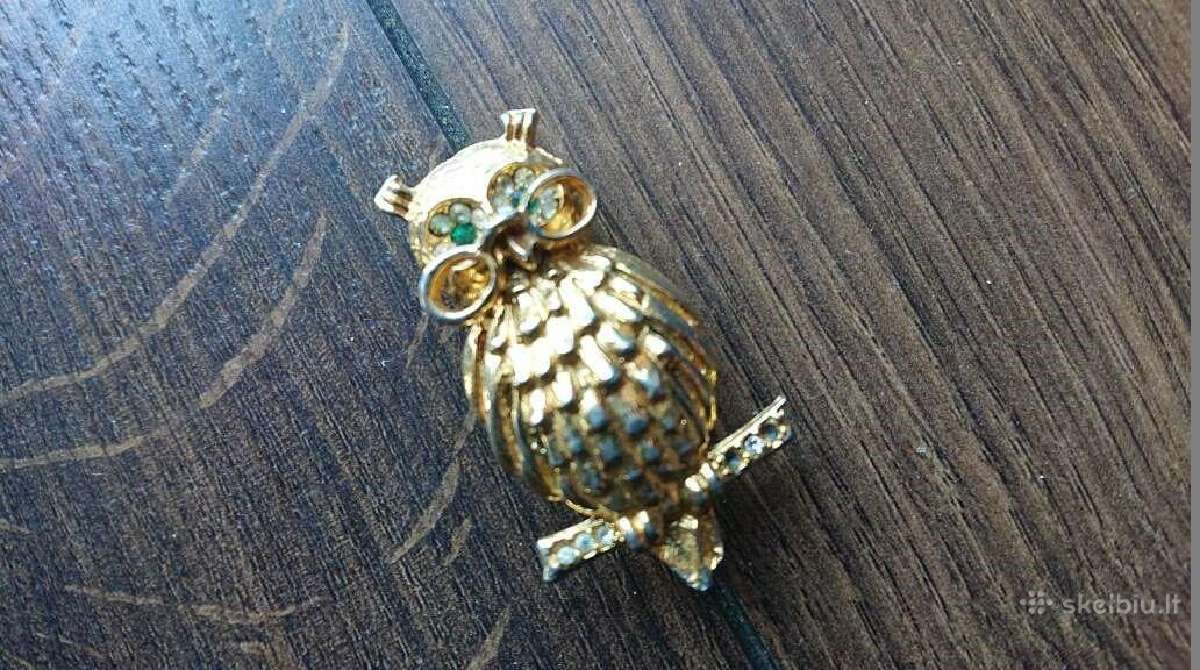 Puosni metaline sage Peleda segtukas Vintazinis - nuotraukos Nr. 2