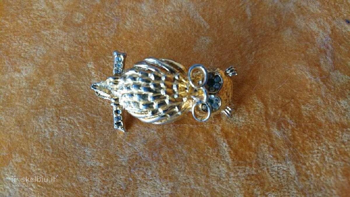 Puosni metaline sage Peleda segtukas Vintazinis - nuotraukos Nr. 4