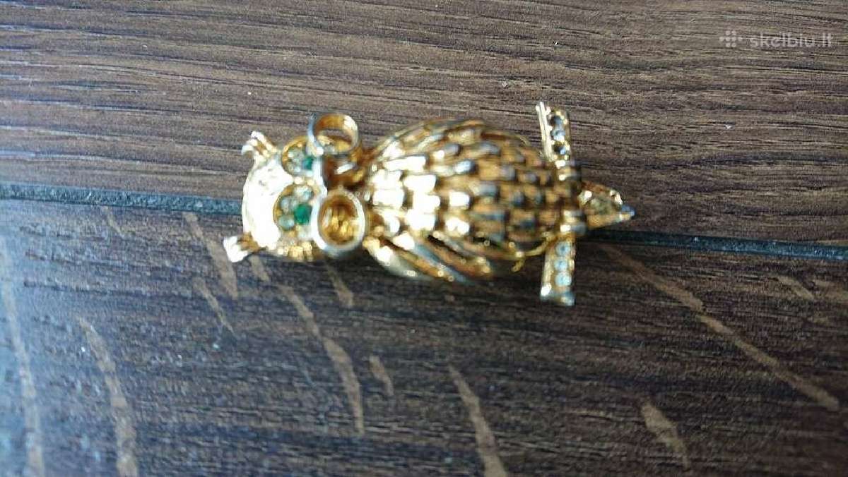 Puosni metaline sage Peleda segtukas Vintazinis - nuotraukos Nr. 13