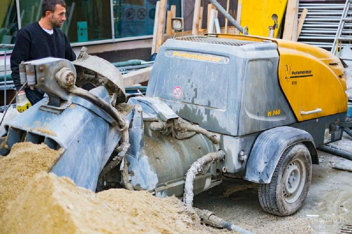 Mažų plotų grindų betonavimas