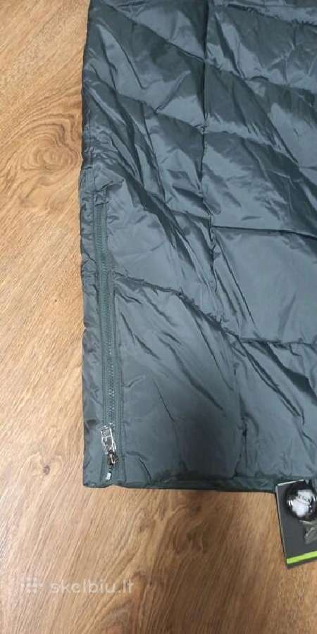 Chaki spalvos ilga žieminė striukė paltas (XL-XXL) - nuotraukos Nr. 2