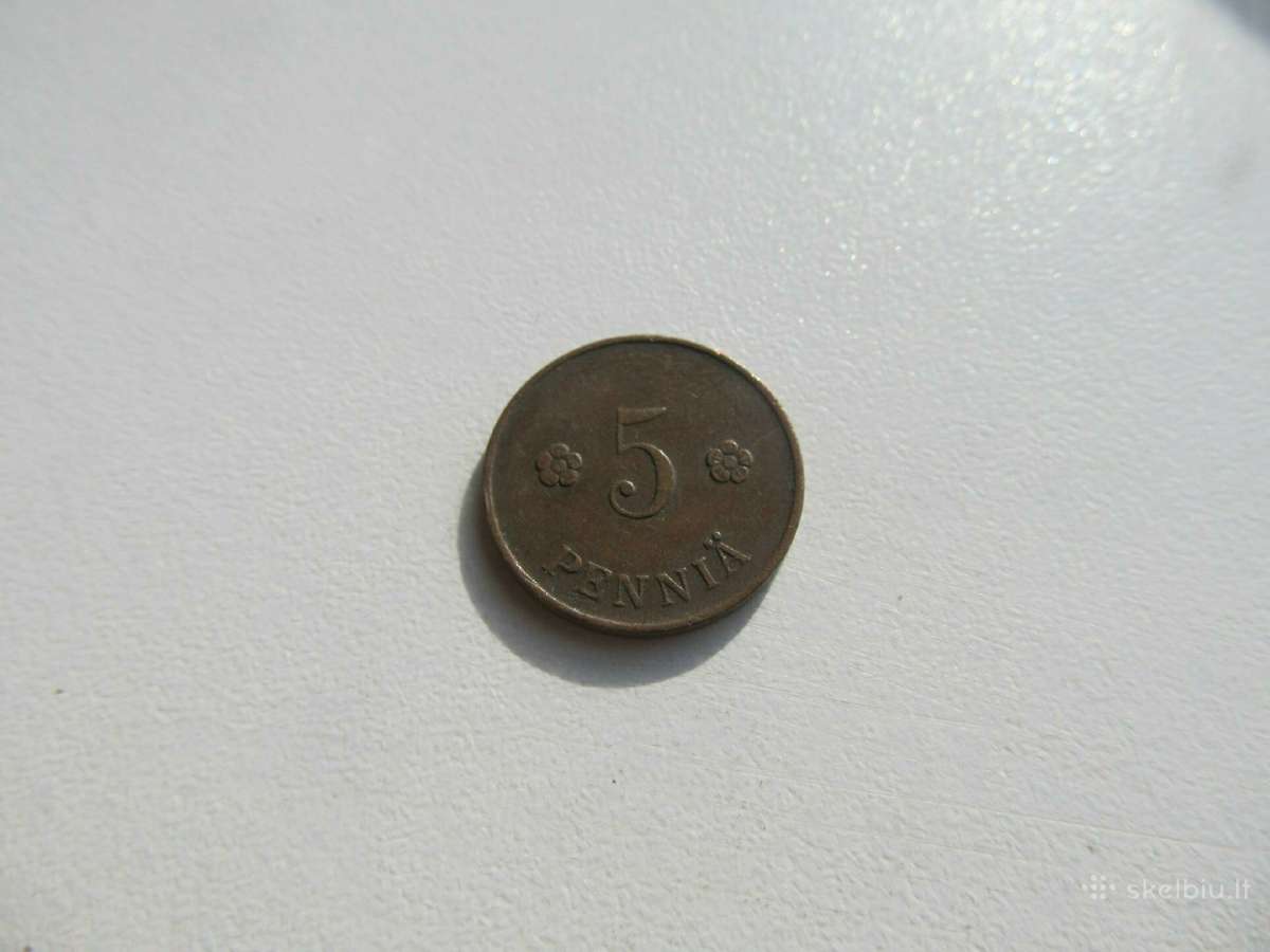 5 pennia , Suomija , 1920, 1921