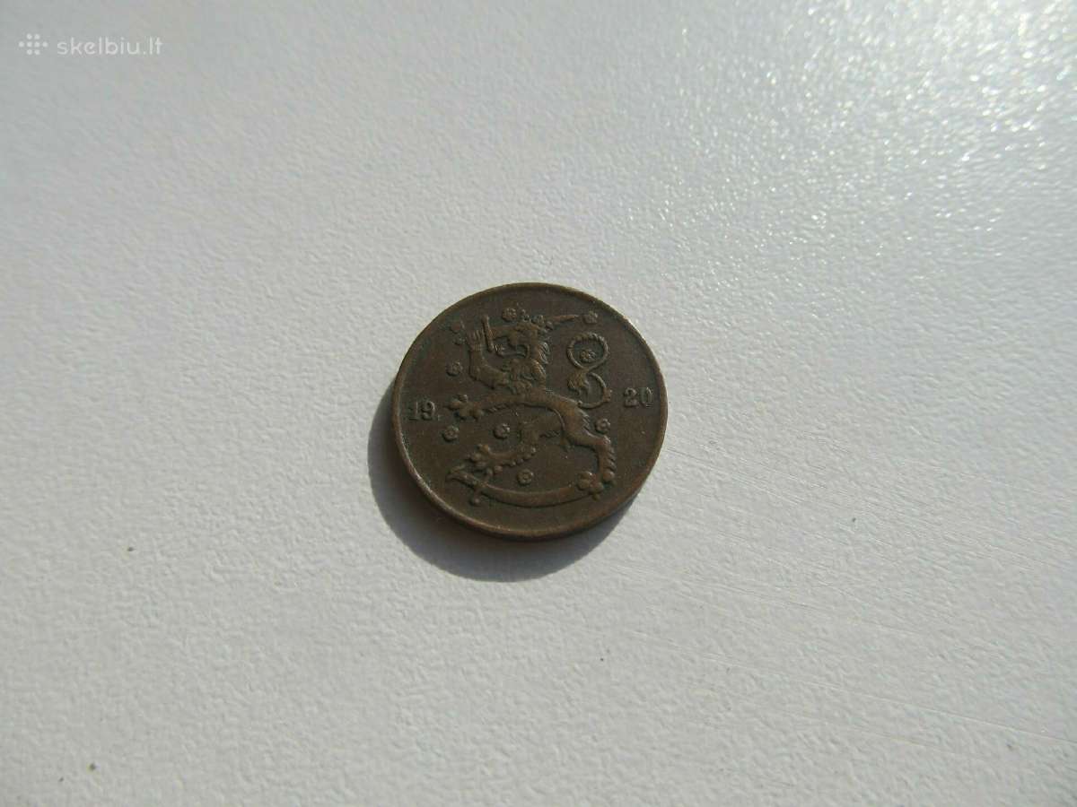 5 pennia , Suomija , 1920, 1921 - nuotraukos Nr. 2