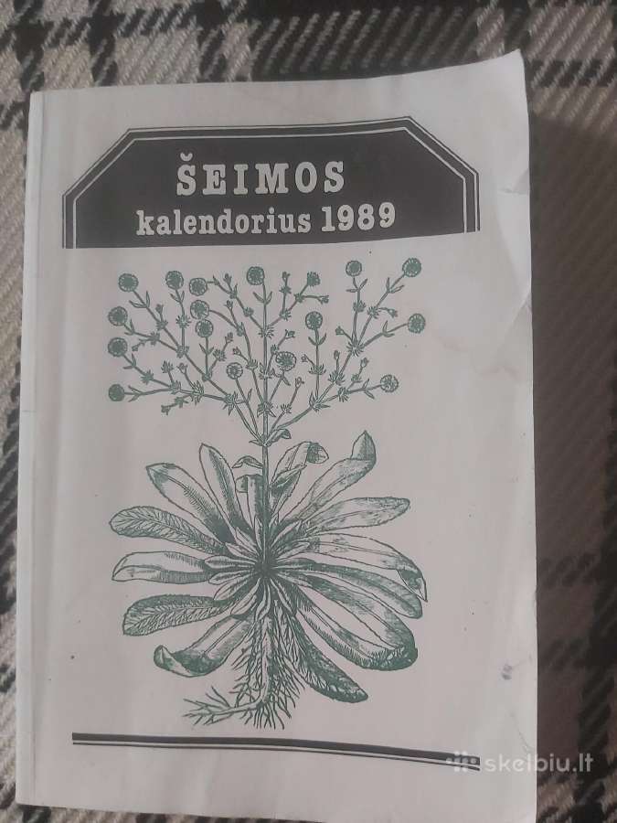 Šeimos kalendorius1989