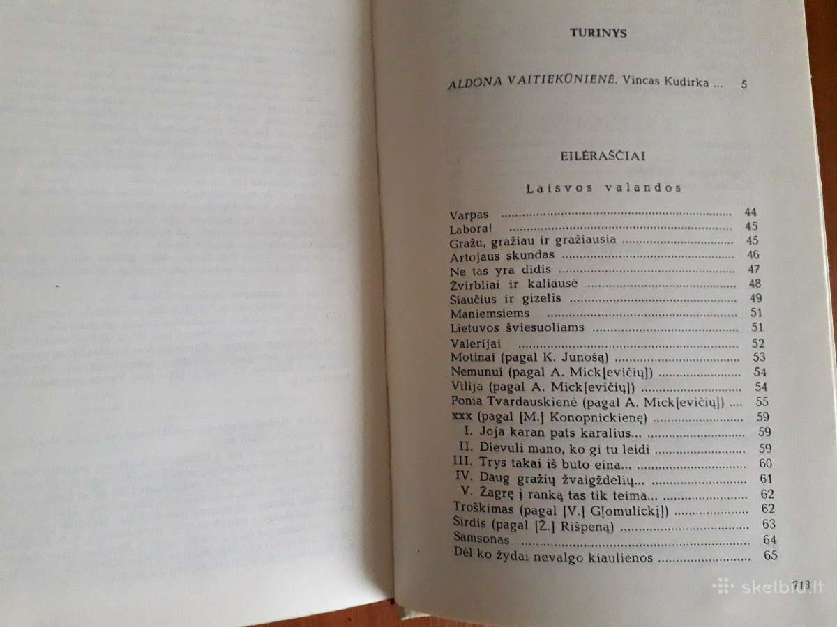 Vincas Kudirka "Raštai" 1 tomas 1989 metai - nuotraukos Nr. 3