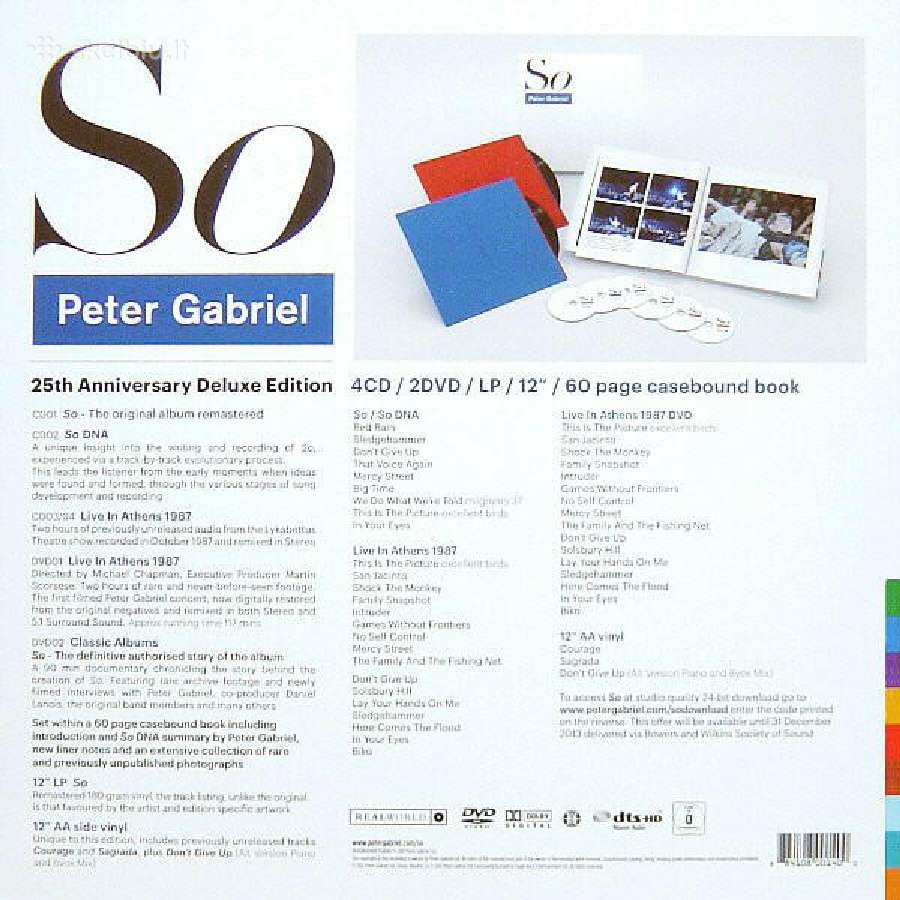 Peter Gabriel anniversary box