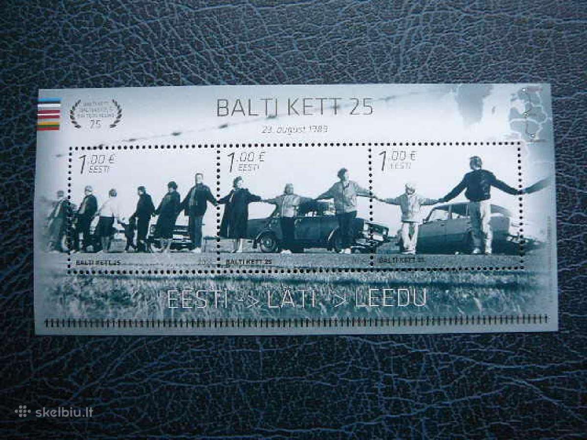 Estija Lietuva 2014 Baltijos kelias svarus e799sb
