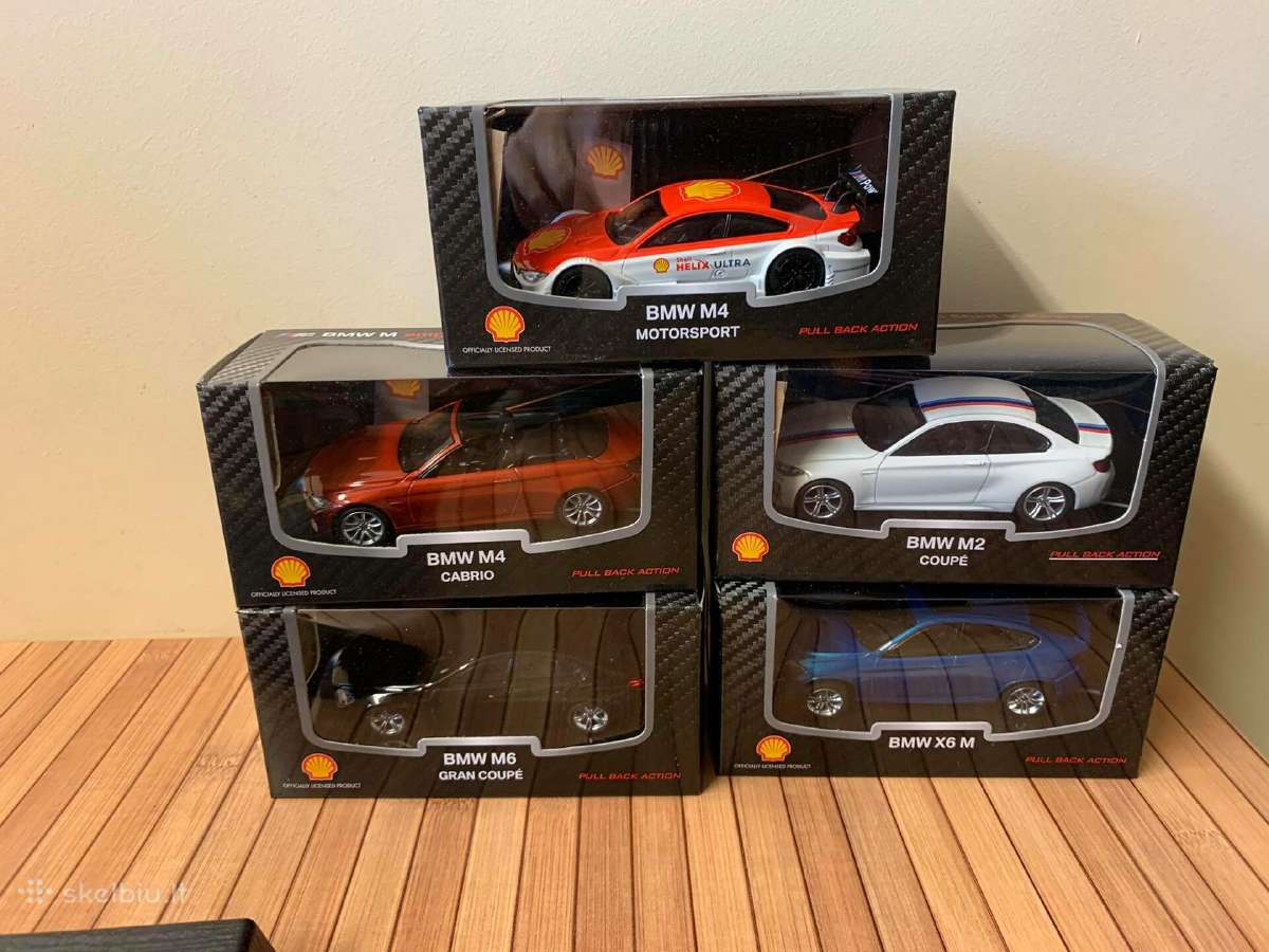 Bmw Modeliai 1:43 Modeliukai X6 M4 4 Serijos M2 M6