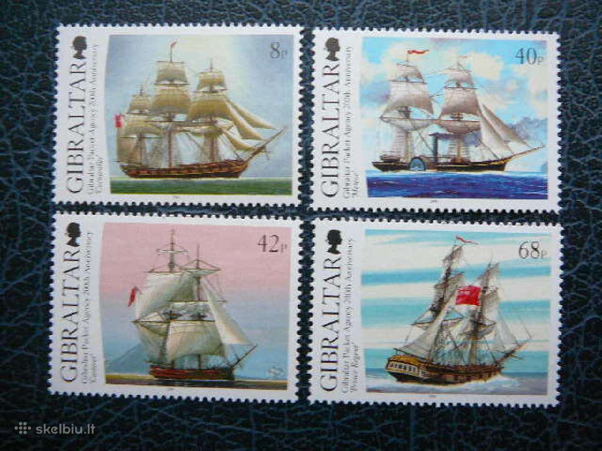Burlaiviai Laivai Gibraltaras 2006 svarus gb87