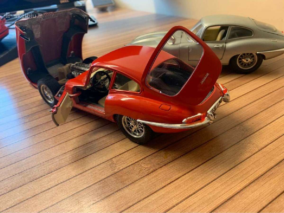 Jaguar E type modeliai 1/18 modeliukai - nuotraukos Nr. 3