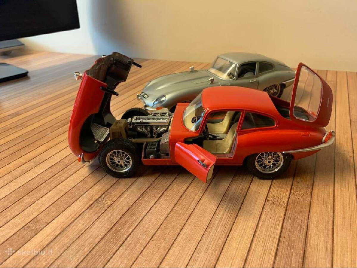Jaguar E type modeliai 1/18 modeliukai - nuotraukos Nr. 2