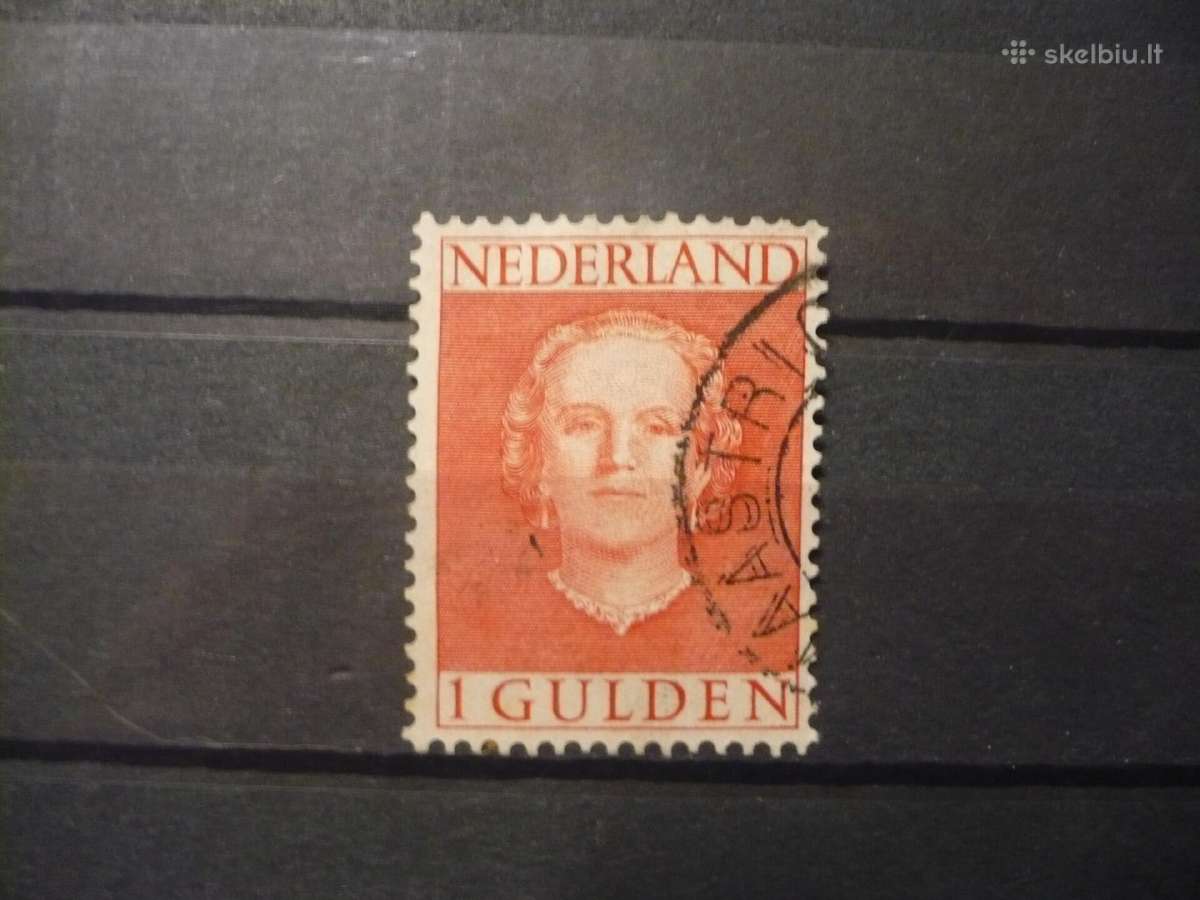 1949 karalienė Juliana, plieninis graviravimas
