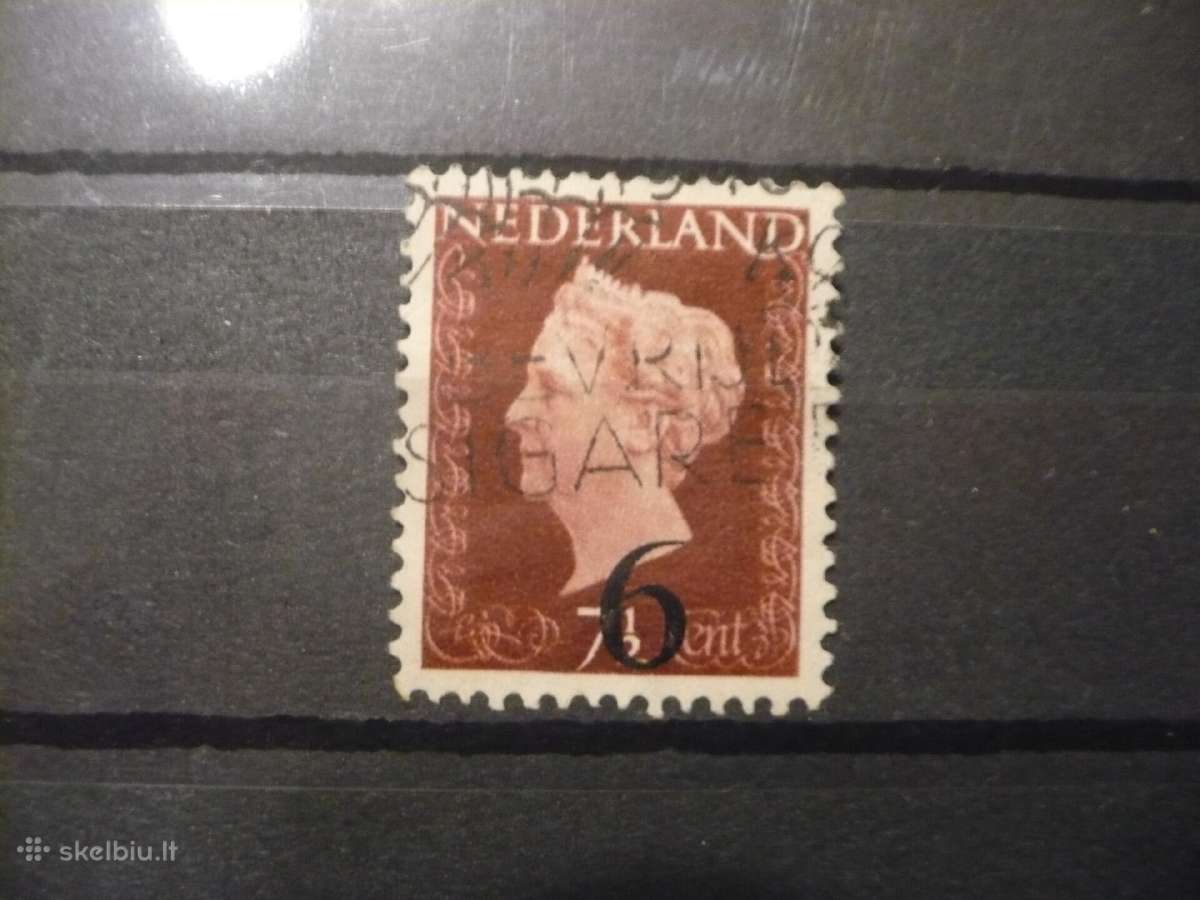 1950 karalienė Wilhelmina - antkainis