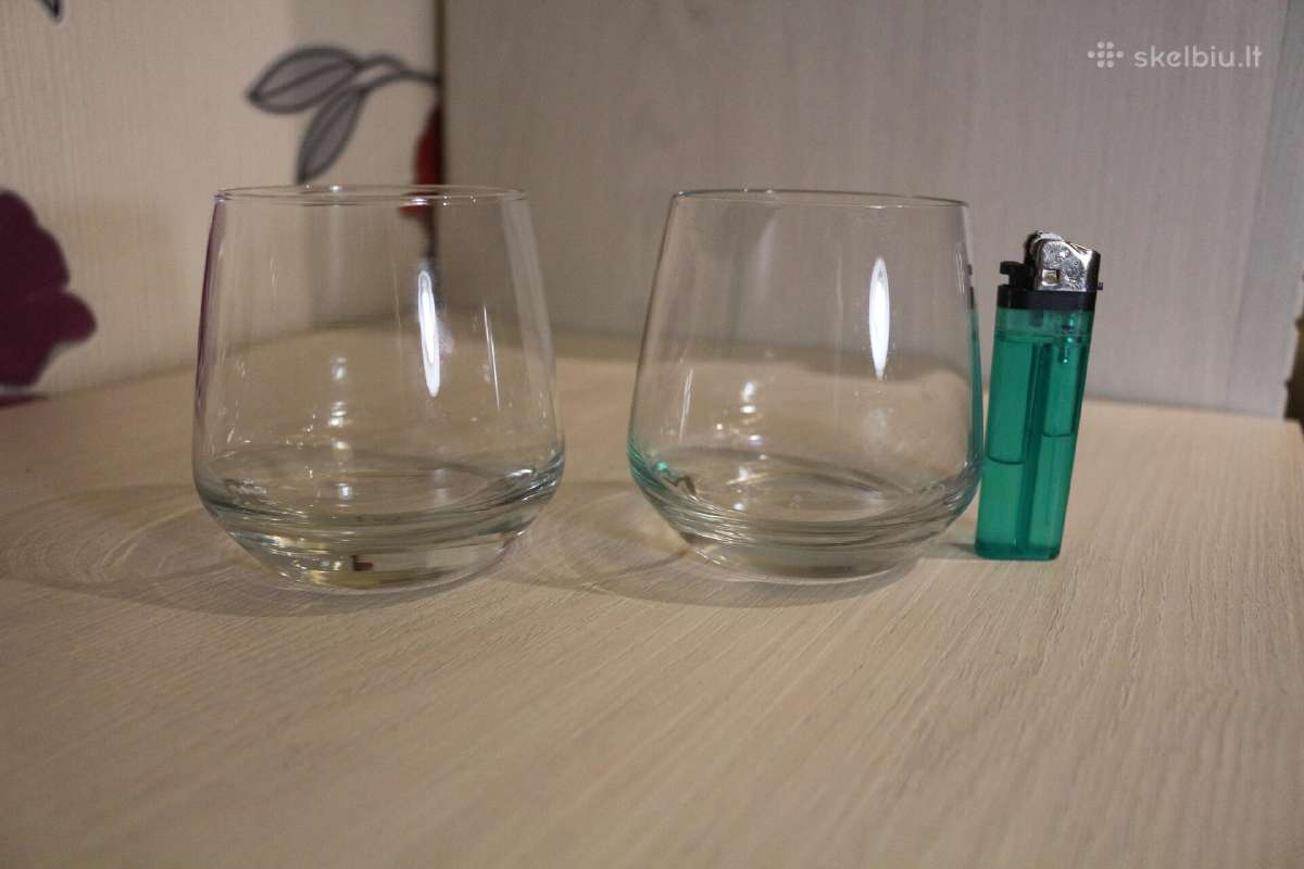 Mažai naudotos,senos,iš komplektų stiklinės - nuotraukos Nr. 6