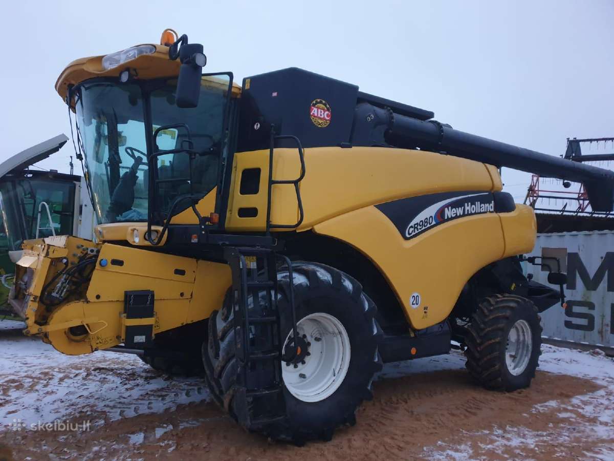 Kombainas New Holland Cr980 Ardomas Dalimis - nuotraukos Nr. 7