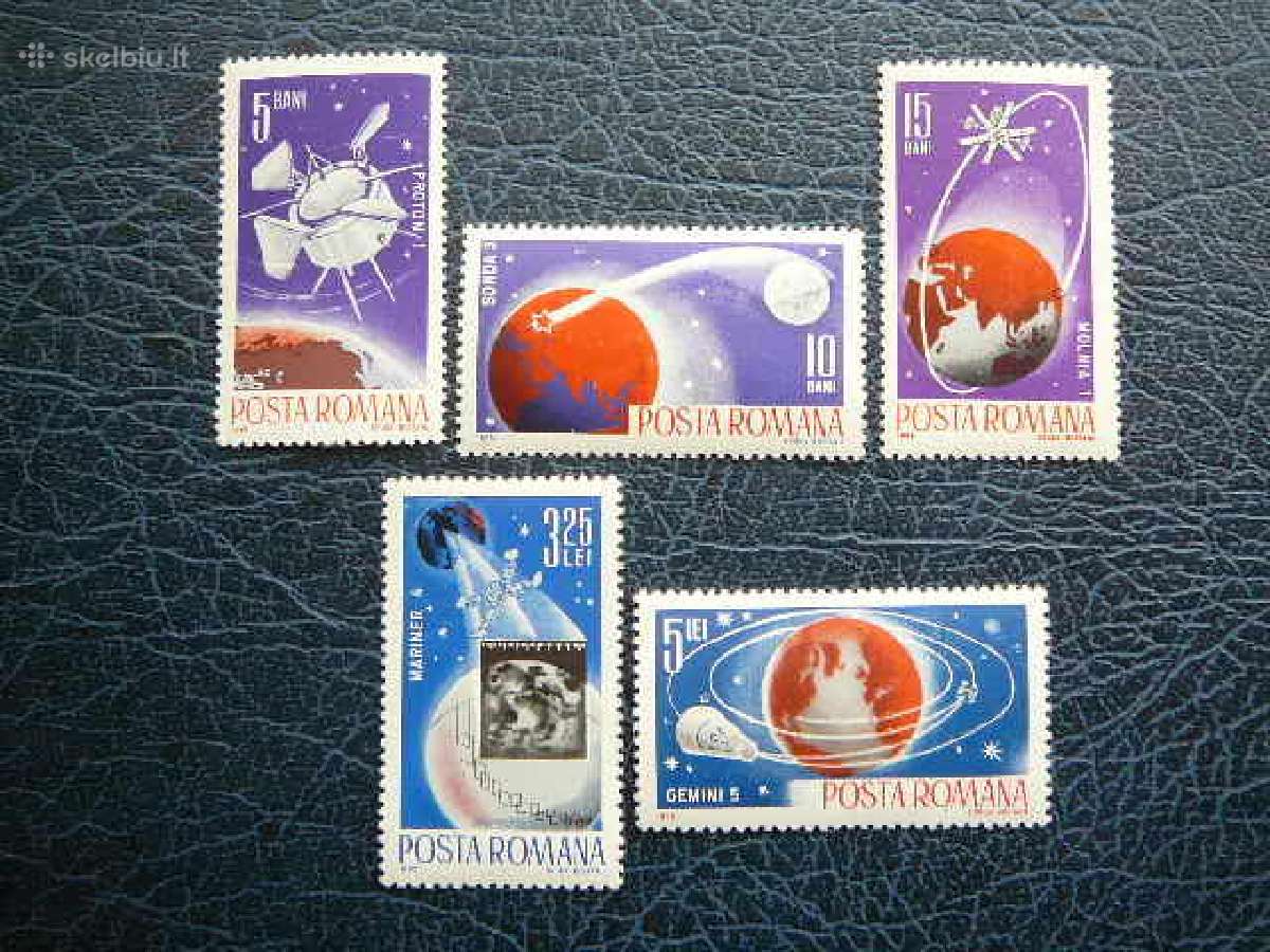 Kosmosas Rumunija 1965 Mlh alb2465