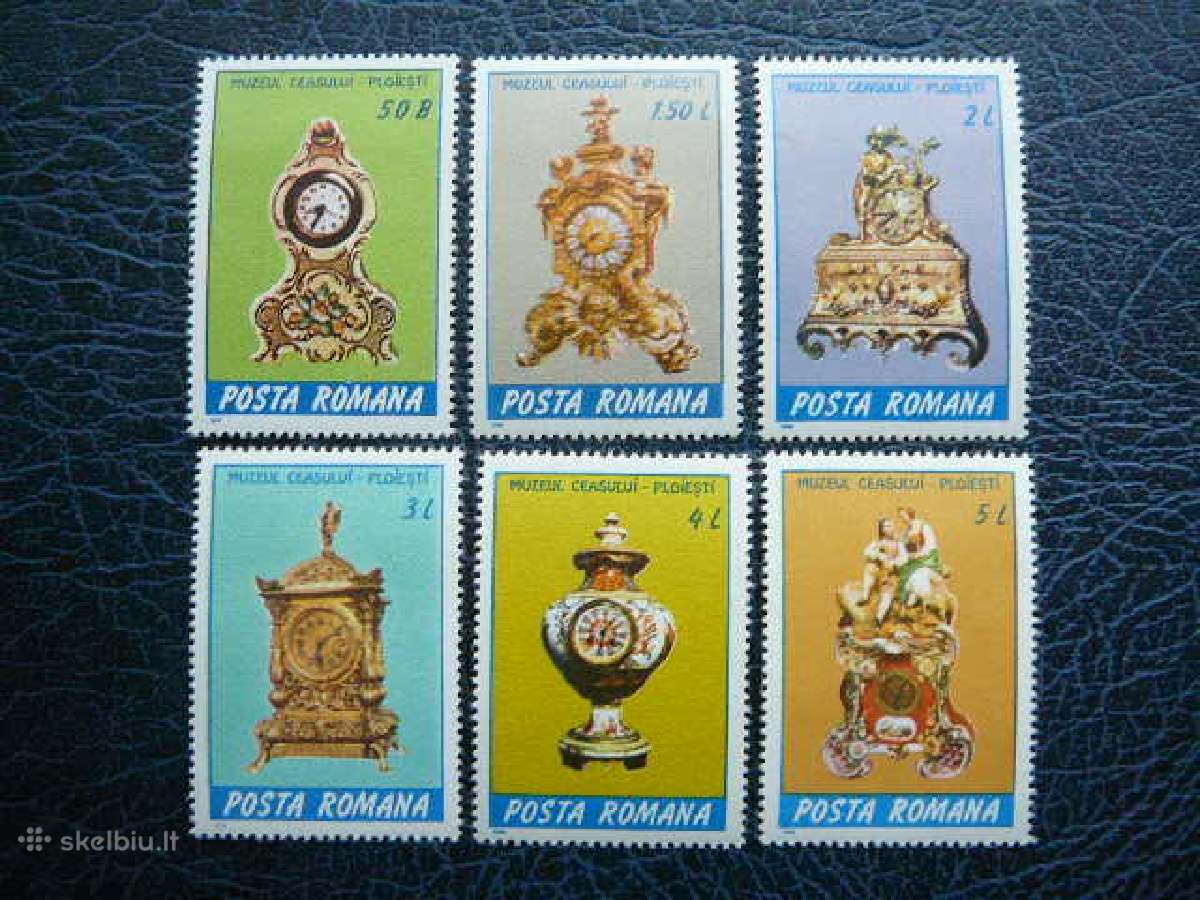 Laikrodziai Rumunija 1988 Mnh alb4443