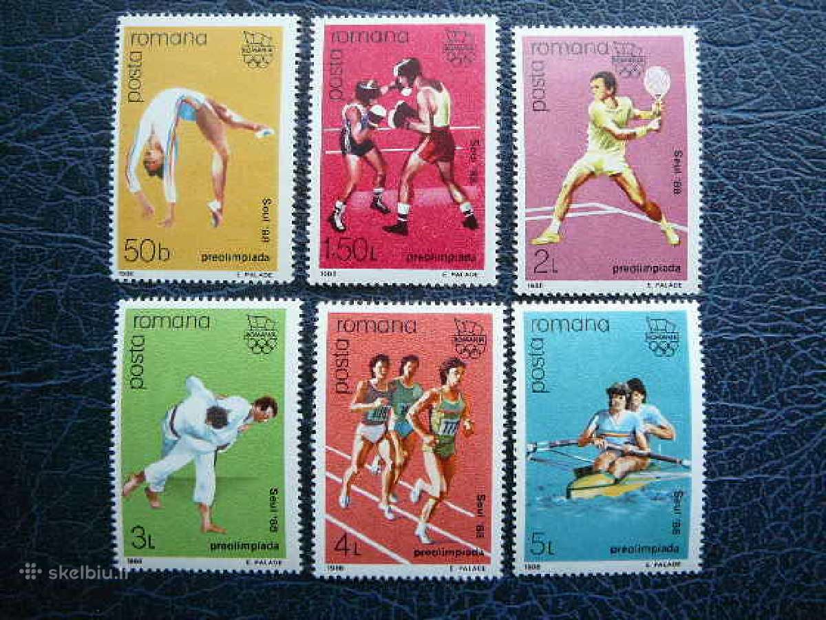 Olimpines Seul88 Rumunija 1988 Mnh alb4458