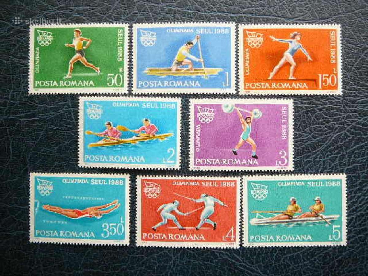 Olimpines Seul88 Rumunija 1988 Mnh alb4475