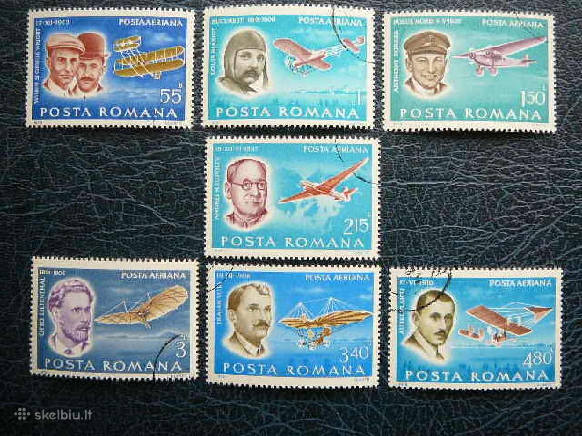 Lektuvai Rumunija 1978 antsp. alb3563