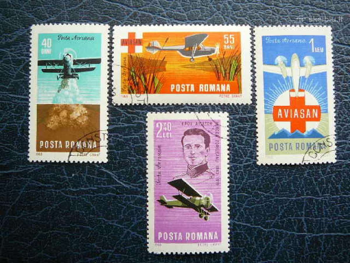 Lektuvai Rumunija 1968 antsp. alb2662