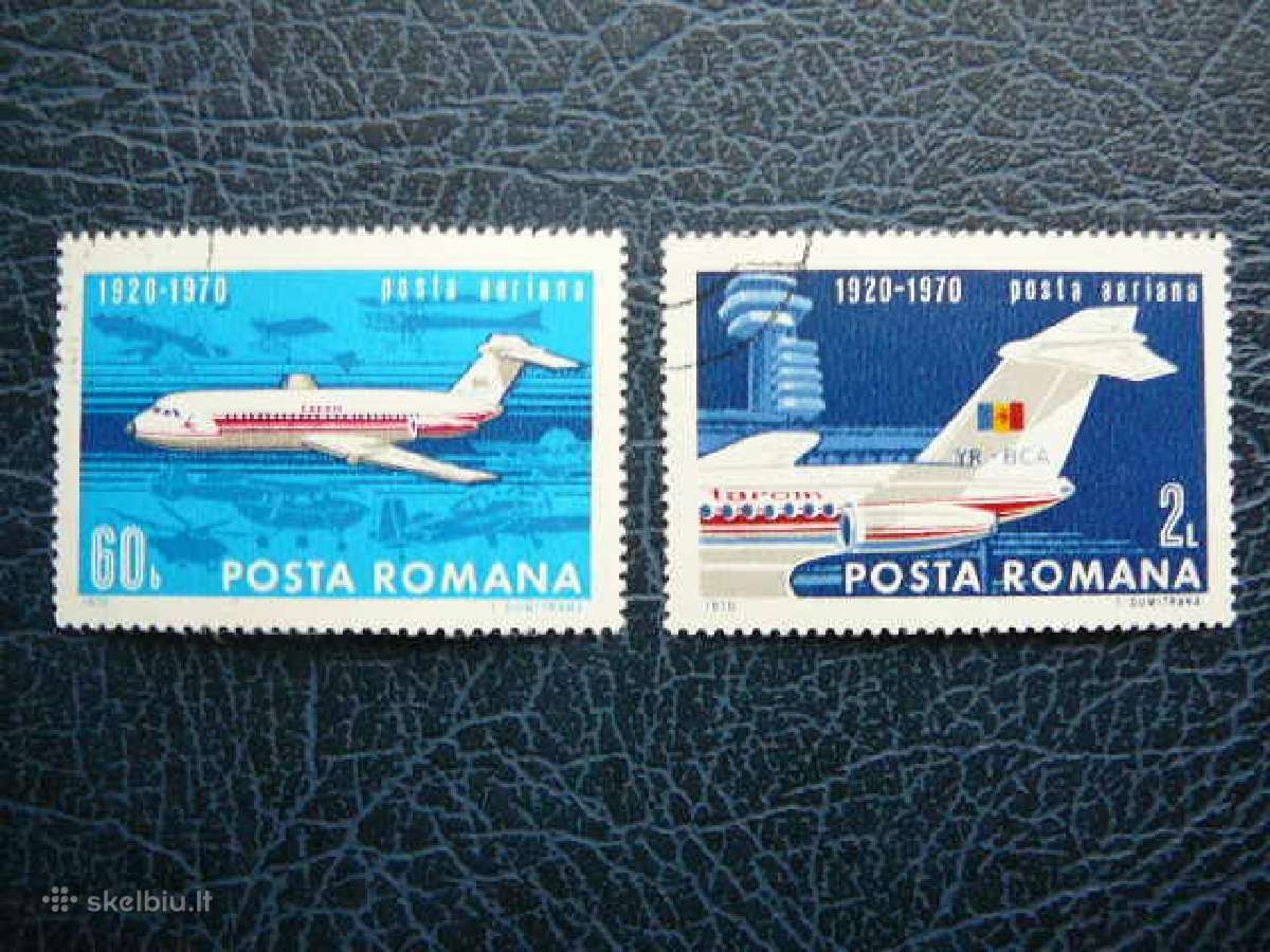 Lektuvai Rumunija 1970 antsp. alb2840