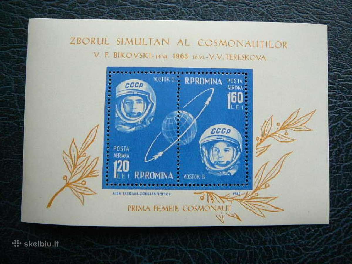 Kosmosas Rumunija 1963 Mnh alb2173