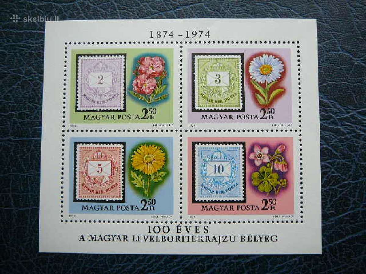 Geles Vengrija 1974 blokas Mnh v2941