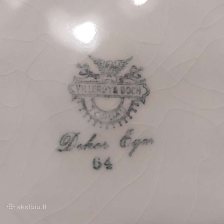 Villeroy & Boch Torgau Dekor Eger 1930 - nuotraukos Nr. 3