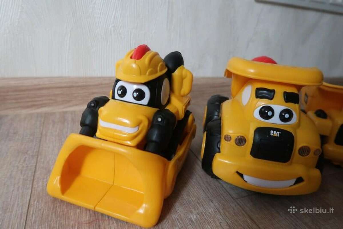 Cat sunkvežimiai, buldozeris - construction toys - nuotraukos Nr. 2